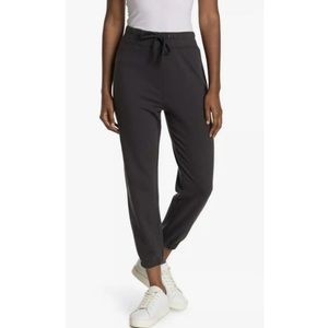 James Perse 100% Cotton Black High Rise Jogger Pant 2/M